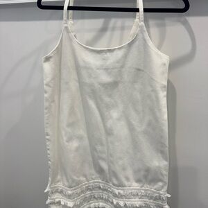 The Fifth Label White Denim Sleeveless Dress